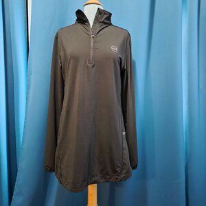 Veil Spark "Challenge Your Limits" Black Golf Mini Dress / Shirt - M